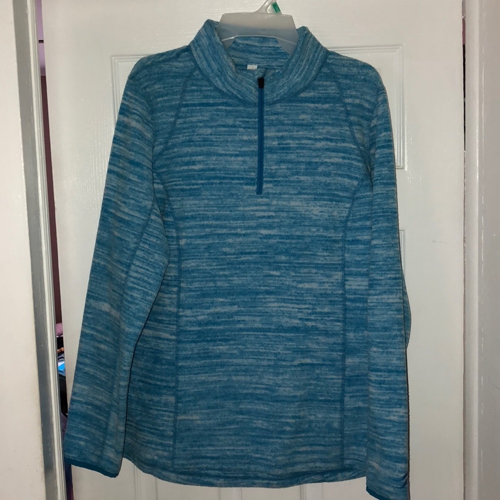Ideology Women’s XL Blue Fleece ZIP Pullover
